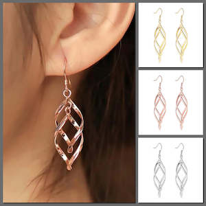 Amita Infinite Twist Dangle Earrings