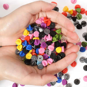 Loose Brooch Pin Backs (Rubber)