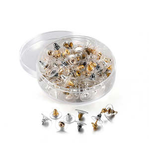 Earring Backs Kit - Bullet Clutch Backs, 100pc Kits