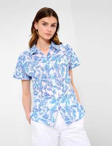 Brax Viv Shirt - Blue Floral