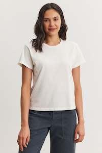 Womenswear: Velvet Cotton T-Shirt