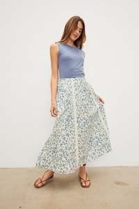 Womenswear: Velvet Floral Kona Skirt