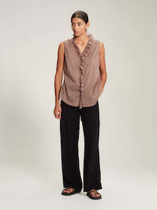 Womenswear: Sills Mocha Victoria Shirt