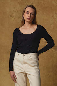 Womenswear: Standard Issue Merino Scoop