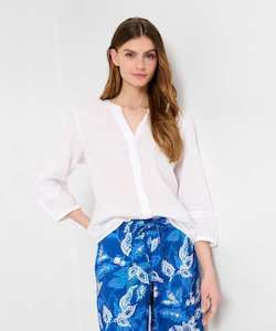 Womenswear: Brax Velia Shirt - White