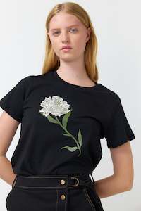 Sylvester Desert Rose Black T-Shirt