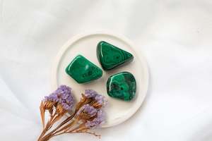 Heart Chakra: Malachite Large Tumblestones