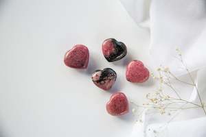 Hearts: Rhodonite Small Hearts