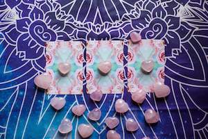 Rose Quartz Hearts