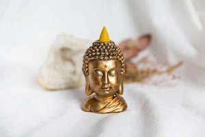 Bronze Buddha Backflow Incense Burner