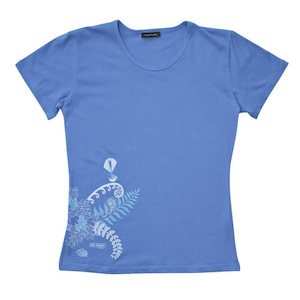 Fantail & Fern – New Zealand souvenir tee – Clarke Design