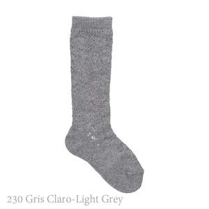 Clothing wholesaling: Warm Crochet Socks Grey