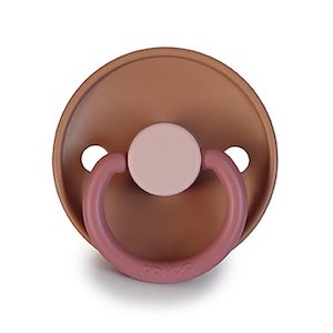 Frigg Coloured Pacifier - Colour Block Flamingo 2 Pack