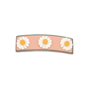 Clothing wholesaling: Grech & Co. Wide Bar Clip Flower Sunset