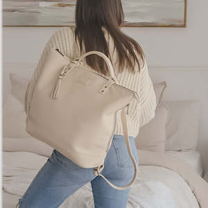 Clothing wholesaling: Arch Luxe Nappy Bag Beige