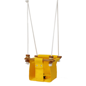 Solvej Baby and Toddler Canvas Swing, Kowhai Yellow