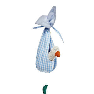 Kathe Kruse Musical Mobile - Duck and Nest, Blue