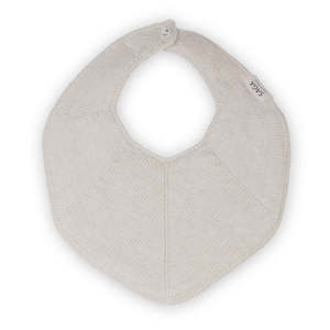 Saga | Fjola Teething Bib - Ivory