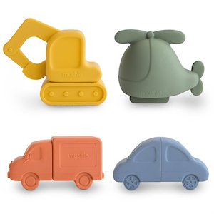 Clothing wholesaling: Mushie Bath Play Set - Vehicles