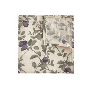 Garbo&Friends Plum Muslin Swaddle Blanket