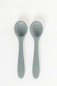 Denim Silicone Spoon 2 Pack