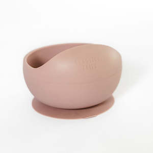 Blush Silicone Suction Bowl