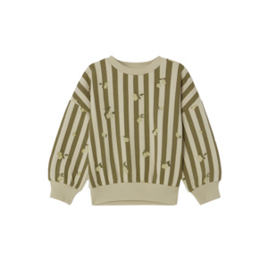 Clothing wholesaling: Garbo&Friends Stripe Prune Sweatshirt