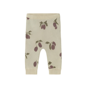 Garbo&Friends Prune Beige Knitted Trousers Baby