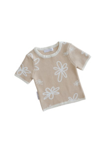 Ziggy Lou - Ribbed Tee Gia Latte