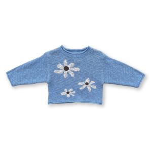 Clothing wholesaling: Grown Wild Flower Pull Over - Sky