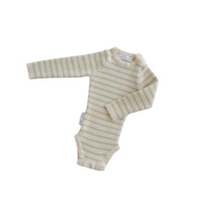 Clothing wholesaling: Ziggy Lou Bodysuit Biscotti Stripe