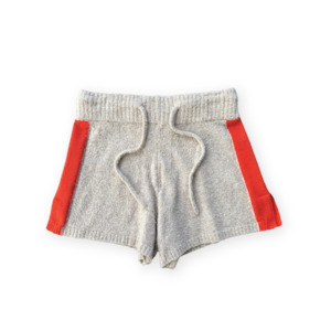 Grown - Knitted Terry Shorts - Dune/Rosso