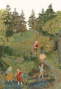 Clothing wholesaling: Woodland Explorers Art Print