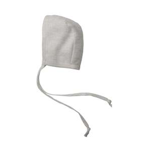 Dark Natural Linen Brimless Bonnet