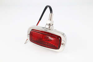 Rear Light Stainless Steel 35W Red