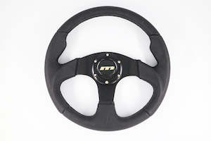 320mm Leather Steering Wheel - Black Centre - M Range