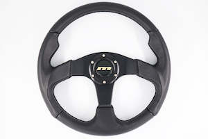 340mm Leather Steering Wheel - Black Centre - M Range