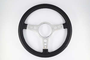 Quality Leather 14" Flat Steering Wheel