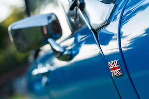 Pair of Union Jack Badges