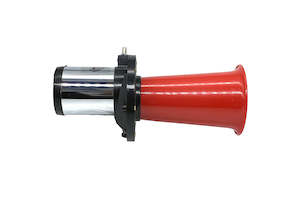 Horns: Red 12v Klaxon Horn Arooogah