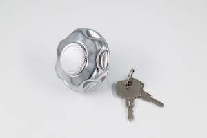 Tex Locking Fuel Cap - Chrome