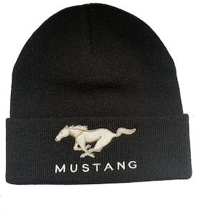 Genuine Ford Mustange Black Beanie