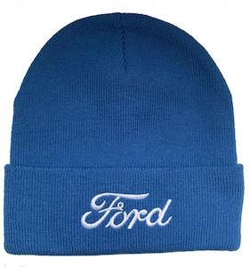 Geniune Ford Blue Beanie