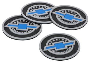 Genuine Chevrolet Rubber Coaster Set