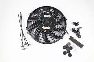 9" Aeroline Electric 12V Radiator Cooling Fan + Fitting Kit