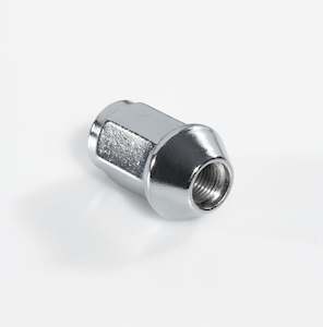 Other Exterior: Dome Wheel Nut 3/8" UNF 60 Degree Taper, Chrome Plated