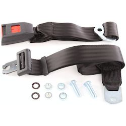 Lap Belt With Push Button Buckle