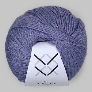 Wool Cotton Violet Blue