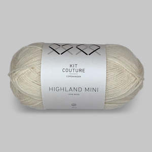 Knitted fabric: Highland Mini Yarn Off White 101