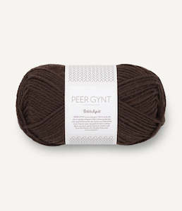 Knitted fabric: Peer Gynt PetiteKnit Cacao Nibs - 3091